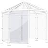 WSM Parete laterale per tettoia a gazebo WSM