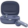 JBL Live Flex Auricolari Wireless Bluetooth, Design Open-Ear Resistente ad Acqua e Polvere IP54, Cancellazione Adattiva del Rumore, 6 Microfoni, Surround, fino a 40 h di Autonomia, Blu