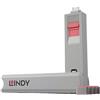 Lindy Chiave con 4 blocca porte, rosa