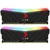 PNY Kit di Memorie RAM DIMM XLR8 Gaming EPIC-X RGB™ DDR4 3600MHz 16GB (2x8GB)