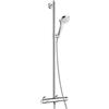 hansgrohe Croma Select S rubinetto doccia esterno con termostatico, 27247400, Croma Select S cromo/bianco opaco [Rubinetteria Bagno > Rubinetteria Doccia]