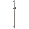 hansgrohe Unica S Puro asta saliscendi, con flessibile doccia, 28631340, Unica S Puro; Unica nero cromato spazzolato [Rubinetteria Bagno > Doccette / Supporti]