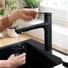 hansgrohe Zesis M33 rubinetto da cucina, con sBox lite, orientabile, estraibile, 74804670, sBox lite Zesis M33 nero opaco [Rubinetteria da Cucina > Rubinetti da Cucina]