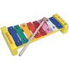 Bontempi | RainbowChimes: Xilofono con 8 Note Metalliche Colorate per Melodie Scintillanti, 240x110x45 mm