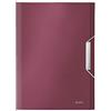 LEITZ STYLE Archivio a soffietto a 6 scomparti e tasca frontale - Rosso granato - 39570028