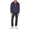 Tommy Hilfiger Retro Lightweight Taslan Hooded Popover Water Resistant Windbreaker Jacket Giacca a Vento, Colore: Blu Navy, S Uomo
