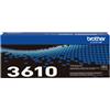 BROTHER TONER CARTRIDGE BROTHER BLACK TN3610 18k