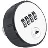 BORDSTRACT Serratura A Camma Con Combinazione, Serratura Per Armadietto Con Password A 4 Cifre Con Cilindro Da 3/4 di Pollice, Serratura di Sicurezza Codificata In Lega di Zinco(20mm/0.8inch)