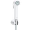 GROHE Tempesta Trigger Spray Set Doccia Completo (1 getto a pistola, grilletto per controllo preciso, SpeedClean anticalcare, flessibile antitorcitura), Cromo/Bianco, 27812IL1