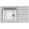 Foster Lavello da cucina 1 vasca con gocciolatoio 86 cm Inox - Evo