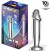 AfterDark Sarmy Metal Vibrating Dildo Plug Size S