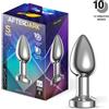 AfterDark Dimpor Metal Vibrating Anal Plug Size S