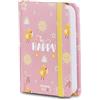 Mitama Taccuino Grafica Smile, Rosa, Copertina Rigida - Taccuino Notes - 8 x 11 cm - 250 pagine - Formato Tascabile