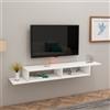 LBSIGN Mobile Porta TV Sospeso 120 Cm Design Moderno Muson Bianco