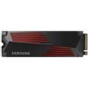 Samsung 990 Pro Disco Duro Solido SSD 4TB PCIe 4.0 NVMe M.2 - Con Disipador Term