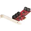 StarTech.com Scheda PCIe SATA - Scheda di Espansione PCIe SATA a 10 porte - 6 Gb