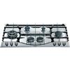 Hotpoint ARISTON PHN962TS/IX Piano Cottura a Gas ad Incasso 6 Fuochi Colore INOX