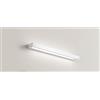 PERENZ Lampada a muro LED 20W 1810Lm 3000K in Metallo Bianco con Diffusore Acrilico satinato Misure lxHxP 70x4x9 cm Barra frontale inclinabile a 300°