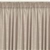 Alexandra House Living Tenda Rustik Grigio Naturale 140 x 270 x 1 cm Traslucido