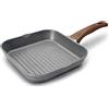 Lacor 27629 - Grill alluminio, 49 cm, colore: grigio