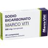 Marco Viti Farmaceutici Marco Viti Sodio Bicarbonato 20 cpr 500 mg