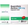 ZENTIVA ITALIA Zentiva Ibuprofene 400 mg 20 capsule molli