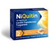 Perrigo Italia Niquitin 14 mg 24 ore cerotti transdermici trasparenti con nicotina 7 cerotti