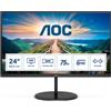 AOC MONITOR AOC LED 23.8" Wide Q24V4EA IPS 2560x1440 4ms 250cd/mq 20.000.000:1 2x2W