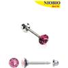 SANICO Srl Orecchini Niobio 175C Rosa Swaroski Inverness 1 Paio