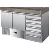 FORCAR-COLD G-S903PZCAS-FC Tavolo refrigerato con funzione di banco pizza in acciaio inox AISI201
