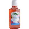 GUM Junior Collutorio Al Fluoro 0% Alcool 6+ Anni Gusto Fragola 300 ml