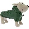 Ferribiella Spa Ferribiella Felpa per Cani Boss Verde, 35-cm