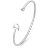 S'Agapõ Bracciale Donna In Acciaio Con Simbolo Lettere | Collezione Click - SCK215