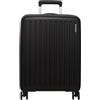 American Tourister Trolley rigido, bagaglio a mano, realizzato in POLIPROPILENE robusto e antigraffio. Molto pratico e super leggero, dispone di due ampi scomparti, divisorio nel comparto superiore e