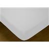 Hosteline Lenzuolo con angoli Iris bianco per letto da 80