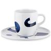 ALESSI ITSUMO YUNOKI WARE TAZZA CAFFE' E PIATTINO 4 PZ NF08/76S