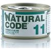 Natural Code per Gatto da 85g Gusto 11 - Tonno e Aloe