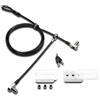 Kensington Lucchetto Universale 3 in 1 con Chiave e Doppia Serratura per una Sicurezza di Laptop, Docking Station o Monitor, Cavo da 1.8 m