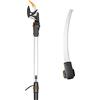 Fiskars Set per Svettatoio Telescopico Bypass, Lama in Acciaio e Manico in Alluminio, 2,4 - 4 m, UPX86 e Seghetto in Acciaio Temprato, 46 cm, 1023634