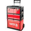 Yato YT YATO-09102-Cassetta degli attrezzi, Carrello compone di tre parti