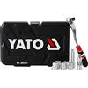 Yato Yt-38561 - Set Di Chiavi A Cricchetto E Bussole Professionali, 22 Pezzi