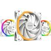 be quiet! Light Wings 120mm PWM high-speed White Triple Pack, 3 ventole incluse, LED ARGB, tanti colori e modalità, pale ottimizzate per il rumore, pressione statica elevata, turbolenze a basso rumore