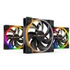 be quiet! Light Wings 140mm PWM Triple Pack, 3 ventole incluse, illuminazione ARGB, tanti colori e modalità, pale ottimizzate per il rumore, pressione statica elevata, turbolenze a basso rumore