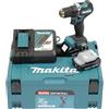 Makita DDF487RAJ - Trapano avvitatore a batteria, 18 V/2,0 Ah, 2 batterie + caricatore in MAKPAC