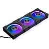 Phanteks D30 PWM Reverse Airflow D-RGB Lüfter, 3er Pack - 120mm, nero