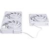 LIAN LI UNI P28120-3W - Ventole P28 120 con regolatore di velocità, colore: Bianco