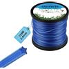 SWAWIS Filo di ricambio per decespugliatore, 2,4 mm/125 m, Stella, filo di ricambio per decespugliatore Weed Grass Yard o Garden, Colore: Blu