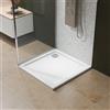 Parama Piatto doccia 90x90 cm quadrato bianco lucido bordato in acrilico rinforzato | Asteios
