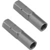 ECSiNG 2pcs Manuale/Elettrico Cacciavite Bit Adattatore Cacciavite Manico Esagonale Adattatore Bit di Precisione 6.35mm 1/4 Inserto Bit Adapter a 4mm