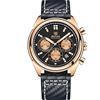 BENYAR Orologio Uomo Casual Cinturino in pelle Cronografo Uomo Impermeabile Luminosi Design Analogico Al quarzo Orologi da Polso Elegante Argento Sportivo